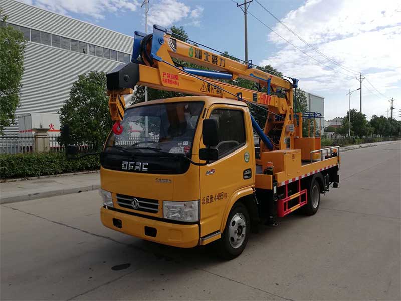 東風單排12米藍牌高空作業(yè)車