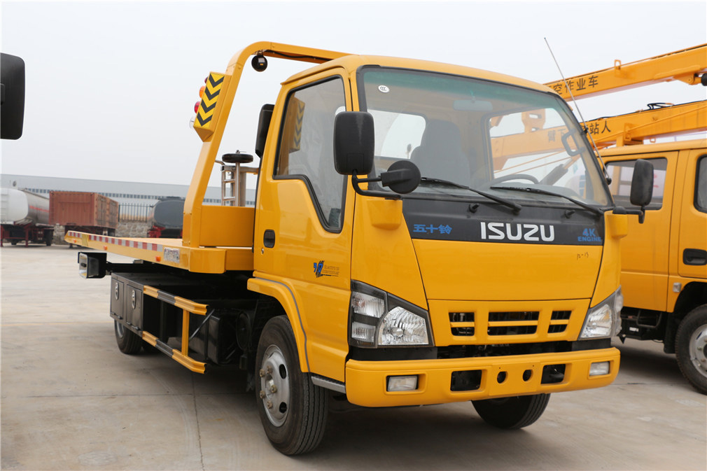 國(guó)六五十鈴黃牌一拖二清障車