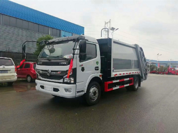 可上京牌8方東風多利卡國六壓縮式垃圾車