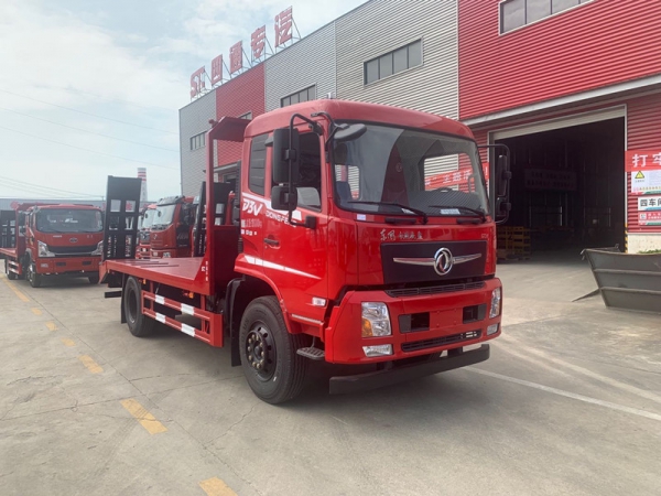 國六東風D3V平板拖車