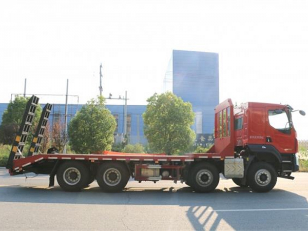 （國六）柳汽前四后八平板運輸車