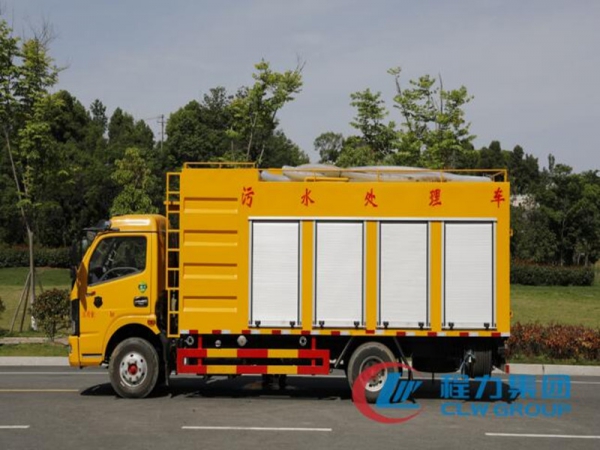 東風大多利卡8方污水處理車，凈化車程力廠家直供