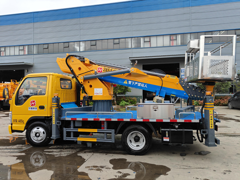 28米慶鈴五十鈴藍牌直臂高空作業車