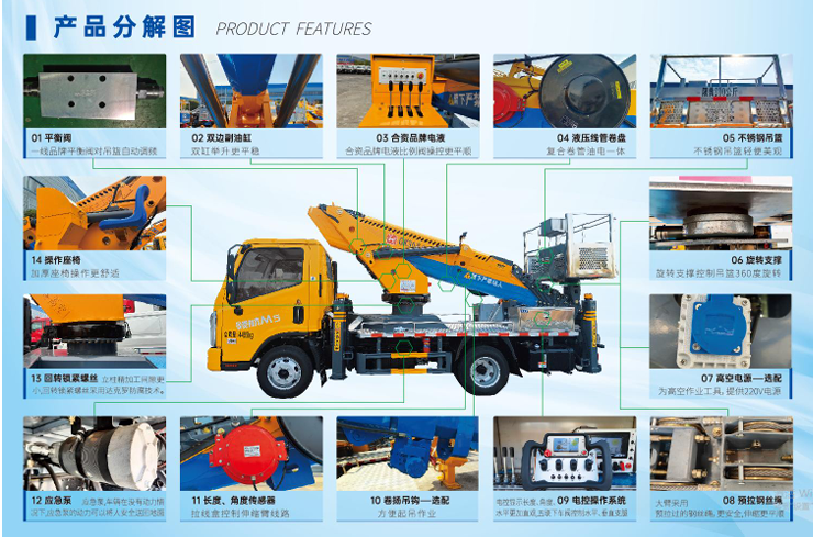 28米五十鈴藍牌直臂高空作業(yè)車